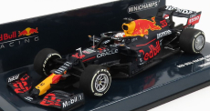 Minichamps Red bull F1 Rb16b Honda Ra620h Team Aston Martin N 33 Winner French GP 2021 Max Verstappen 1:43 Matná modrá žltá červená