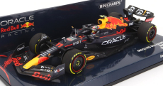 Minichamps Red bull F1 Rb18 Team Oracle Red Bull Racing N 11 4th Miami Gp 2022 Sergio Perez 1:43 Matná modrá žltá červená