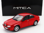 Mitica-diecast Alfa romeo 156 2.5 V6 24v 1997 - čierny interiér 1:18 Rosso Alfa Red