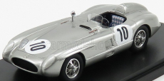 Modely v mierke Matrix Mercedes benz 300slr N 10 Rac Tt 1955 Moss - Fitch 1:43 Silver