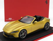 Mr-models Ferrari Roma Spider Open 2020 - Con Vetrina - S vitrínou 1:18 Giallo Montecarlo - Yellow Met.