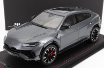 Mr-models Lamborghini Urus S 2022 - Con Vetrina - S vitrínou 1:18 Grigio Telesto - Grey Met