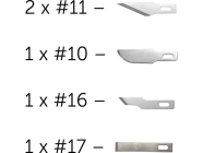 Náhradné čepele Modelcraft (2x#11, #10, #16, #17)