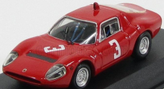 Najlepší model Abarth Ot1300 Coupe N 3 Winner Hockenheim 1967 T.hezemans 1:43 Červená