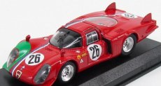 Najlepší model Alfa romeo 33.2 Lm N 26 1000km Monza 1968 Trosch - Gosselin 1:43 Red