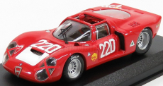 Najlepší model Alfa romeo 33.2 N 220 Targa Florio 1968 Vaccarella - Schutz 1:43 Red