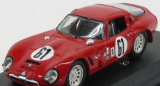 Najlepší model Alfa romeo Tz2 Coupe N 61 Sebring 1966 T.zeccoli 1:43 Red