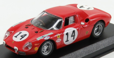 Najlepší model Ferrari 250lm 3.3l V12 Team North American Racing Team N.a.r.t. N 14 24h Le Mans 1968 M.gregory - C.klob 1:43 Červená