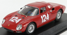 Najlepší model Ferrari 250lm Coupe N 124 Winner Mugello Gp 1965 M.casoni - G.nicodemi 1:43 Red