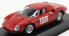 Najlepší model Ferrari 250lm Coupe N 198 Winner Coppa F.i.s.a. Monza 1966 E.luati 1:43 Červená