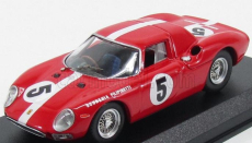 Najlepší model Ferrari 250lm Coupe N 5 1000km Paris 1964 Muller - Boller 1:43 Červená