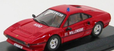 Najlepší model Ferrari 308 Gtb Coupe 1983 Feuerwehr Ff Willendorf Rakúsko - Hasičské auto 1:43 Red