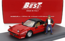 Najlepší model Ferrari 308 Gts 1977 - Osobné auto Gillesa Villeneuva s obrázkom 1:43 Red