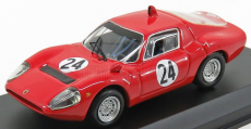 Najlepší model Fiat Abarth Ot1300 N 24 Winner Trento-bondone 1968 Karl Federhofer 1:43 Červená