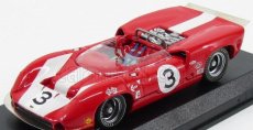 Najlepší model Lola T70 Mk2 Spider N 3 Víťaz Can-am St Jovite 1966 J.surtees 1:43 Červená