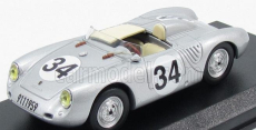 Najlepší model Porsche 550rs Spider N 33 24h Le Mans 1957 Storez - Crawford 1:43 Silver