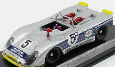 Najlepší model Porsche 908/02 Flunder Spider N 5 Test 1000km Nurburgring 1971 Von Hohenzollem - Von Bayern 1:43 Silver