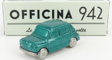 Officina-942 Fiat 600 Lucciola Carrozzeria Francis Lombardi 1957 1:76 Green Met