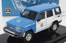 Paragon-models Toyota Land Cruiser 76 Jaf Japan Automobile Federation 2017 1:64 Modrá biela