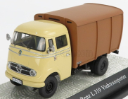 Premium classixxs Mercedes benz L319 Truck Trasporto Bestiame 1955 - Prepravca hospodárskych zvierat 1:43 Béžová hnedá