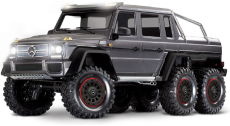 RC auto Traxxas TRX-6 Mercedes G 63 6x6 1:10 RTR, strieborné