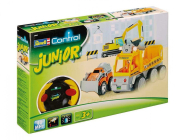 REVELL 23003 JUNIOR - Ťažný nakladač s rýpadlom - 40 MHz