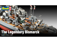 Revell The Legendary Bismarck (1:700 + 1:1200) (darčeková súprava)