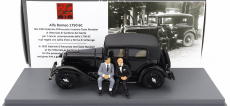 Rio-models Alfa romeo 1750 6c s figúrkami Gabriele D'annunzio a Tazio Nuvolari 1932 1:43 čierna