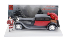 Rio-models Bugatti Type 41 Royale Weymann 1929 - Vianočná edícia 2023 - Con Babbo Natale - S figúrkou Santa Clausa 1:43 Biela čierna červená