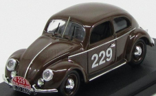 Rio-models Volkswagen Beetle N 229 Rally Montecarlo 1952 Nathan - Schellhaas 1:43 Brown