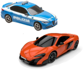 Súprava RC áut Alfa Romeo Qiulia Q Polizia a McLaren 675LT