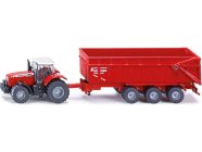 SIKU Farmer – Massey Ferguson traktor s prívesom 1:87