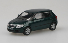 Abrex Škoda Fabia II (2006) 1:43 – zelená amazonian metalíza