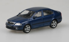 Abrex Škoda Octavia II (2004) 1:43 – modrá hlbinná metalíza