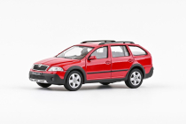 Abrex Škoda Octavia II Combi Scout (2007) 1:43 - červená Corrida