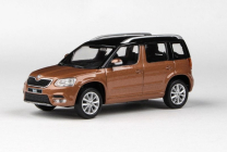 Abrex Škoda Yeti FL (2013) 1:43 – oranžová terracotta metalíza