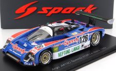 Spark-model Argo Jm19c 3.3l V8 Team France Prototeam N 126 24h Le Mans 1989 J.messaoudi - P.f.rousselot - T.lecerf 1:43 Modrá Biela Oranžová