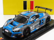 Spark model Audi R8 Lms Gt3 Team Audi Sport Sainteloc Racing N 26 24h Spa 2021 J.green - F.hutchison - A.tambay 1:43 Light Blue Grey