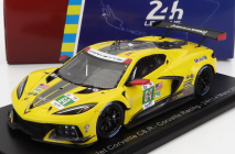 Spark-model Chevrolet Corvette C8.r 5.5l V8 Team Corvette Racing N 64 24h Le Mans 2022 T.milner - N.tandy - A.sims 1:43 Yellow