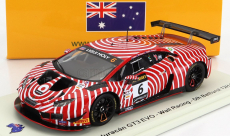 Spark-model Lamborghini Huracan Gt3 Evo Team Wall Racing N 6 5. 12h Bathurst 2022 T.d'alberto - D.wall - A.deitz - G.denyer 1:43 Červená biela