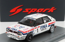 Spark-model Lancia Delta Hf Integrale 16v Fina N 1 2nd Rally Tour De Corse 1991 D.auriol - B.occelli 1:43 Biela červená modrá