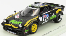 Spark-model Lancia Stratos Hf N 434 Rally Tour De France 1976 B.saby - F.conconi 1:43 Black Yellow