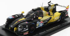 Spark-model Ligier Jsp217 Gibson Team Inter Eurasia Motorsport N 35 18. 24h Le Mans 2020 N.foster - R.merhi - N.yamanaka 1:43 Black Yellow