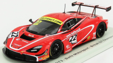 Spark-model Mclaren 720s Gt3 Team Balfe Motorsport N 22 British Gp Championship 2019 S.balfe - R.bell 1:43 Červená biela