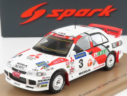 Spark-model Mitsubishi Lancer Evolution Iii N 3 2nd Rally Beijing Hong Kong 1996 R.burns - R.reid 1:43 Biela červená