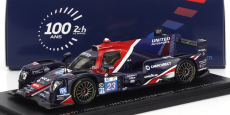 Spark-model Oreca 07 Gibson Gk428 4.2l V8 Team United Autosports N 23 24h Le Mans 2023 T.blomqvist - O.jarvis - J.pierson 1:43 Blue Red