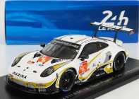 Spark-model Porsche 911 991-2 4.2l Rsr-19 Team Project-1 N 46 24h Le Mans 2021 A.buchardt - R.foley - D.olsen 1:43 White