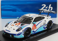 Spark-model Porsche 911 991-2 4.2l Rsr-19 Team Project-1 N 56 24h Le Mans 2021 E.perfetti - M.cairoli - R.pera 1:43 biela svetlomodrá