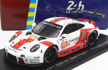 Spark-model Porsche 911 991 Rsr-19 4.2l Team Project-1 N 56 24h Le Mans 2022 B.iribe - O.millroy - B.barnicoat 1:43 Biela červená