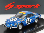 Spark-model Renault A110 Alpine Team Ecurie Leopard N 61 24h Le Mans 1968 N.nasbaumer - J.j.bourdon 1:43 Blue Met